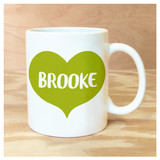 Big Heart Personalized Mug Big Heart Personalized Mug