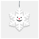 Happy Snowflake - Holiday Ornament Happy Snowflake - Holiday Ornament