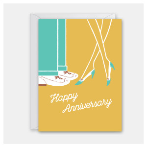 Shoes Anniversary Card
