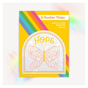 Hope Butterfly - Rainbow Maker Suncatcher Decal
