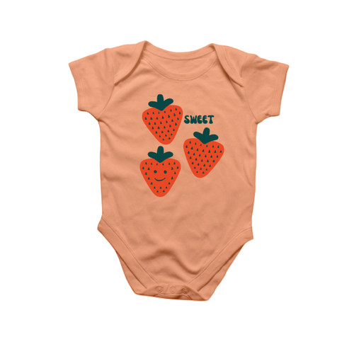 Strawberries Baby Bodysuit