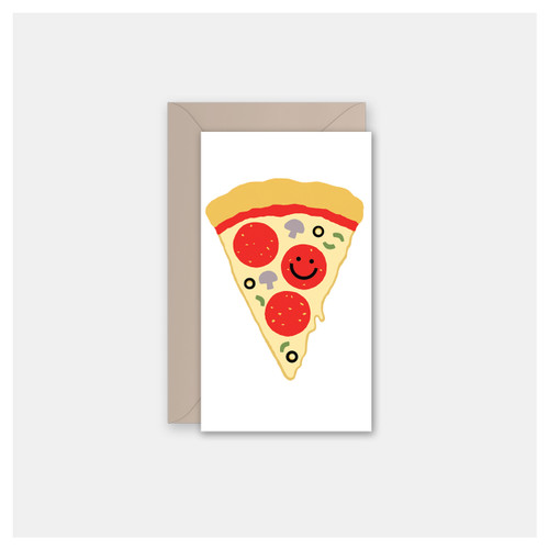 Pizza Slice - Set of 4 Mini Cards