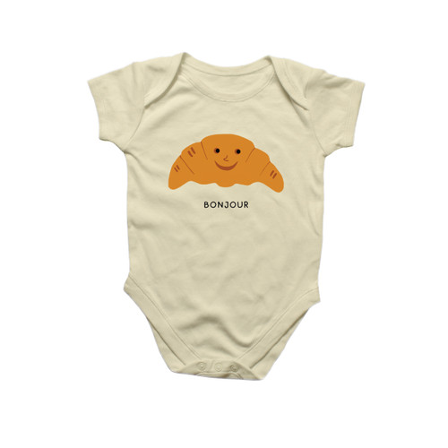 Croissant Baby Bodysuit