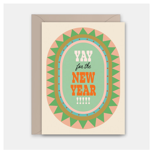 Groovy Marquee Happy New Year Cards