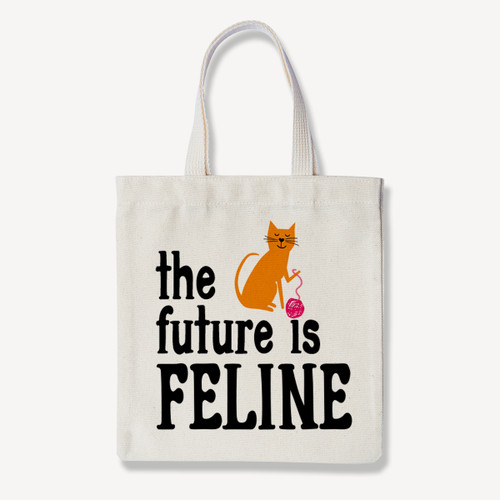 The Future is Feline Tote Bag