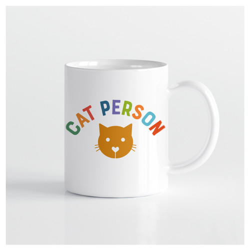Cat Person | Coffee Mug | Rock Scissor Paper
