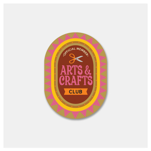 Arts & Crafts Club Sticker