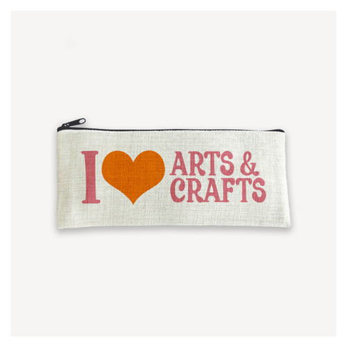 I Heart Arts & Crafts Pencil Pouch