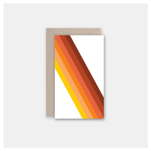 Rust Rainbow - Set of 4 Mini Cards