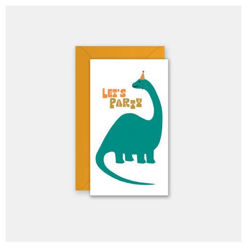 Dino Party - Set of 4 Mini Cards