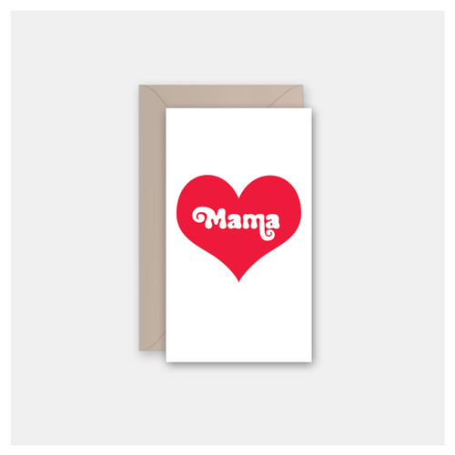 Mama Heart - Set of 4 Mini Cards