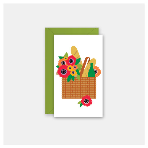Picnic Basket - Set of 4 Mini Cards