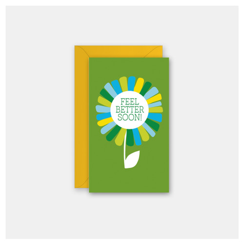 Feel Better Flower - Set of 4 Mini Cards