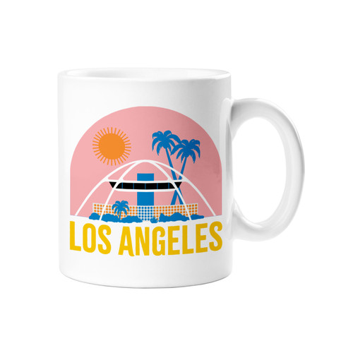 Los Angeles LAX Theme Building Mug