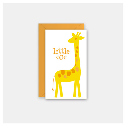 Mod Giraffe - Set of 4 Mini Cards