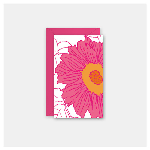 Magenta Bloom - Set of 4 Mini Cards