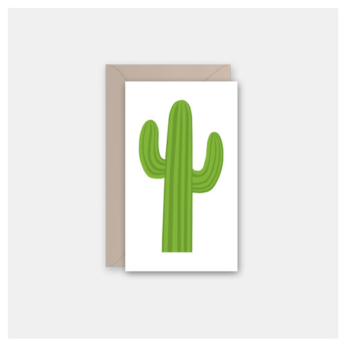 Desert Cactus  - Set of 4 Mini Cards