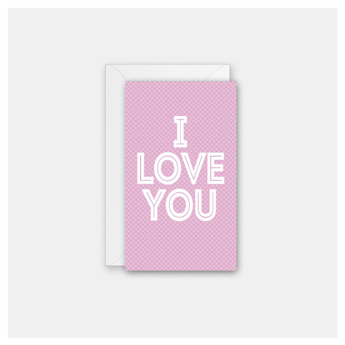 I Love You - Set of 4 Mini Cards