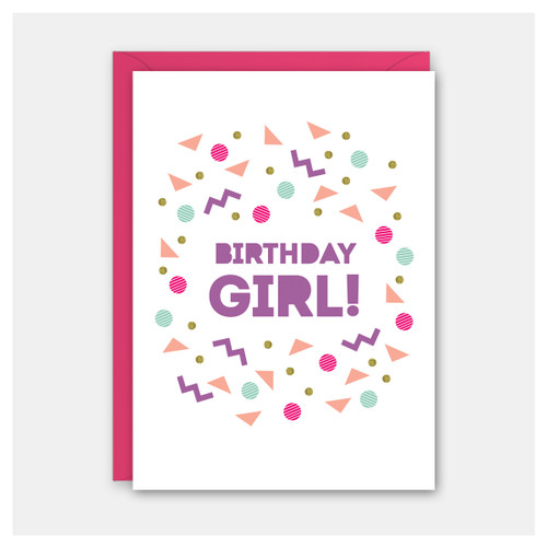 Girl Elements Birthday Card