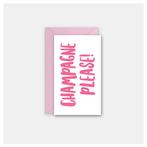 Champagne - Set of 4 Mini Cards