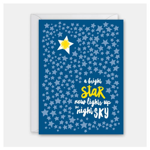 Bright Star | Sympathy Card | Rock Scissor Paper