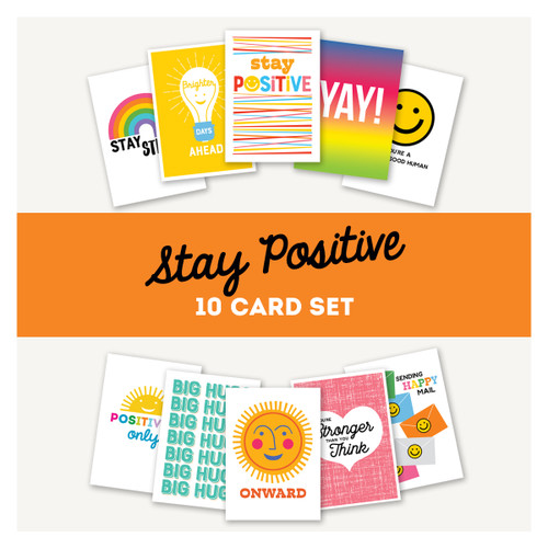 Stay Positive 10 card set