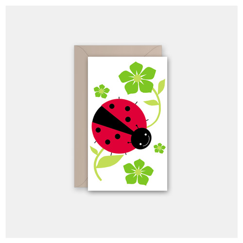 Ladybug - Set of 4 Mini Cards