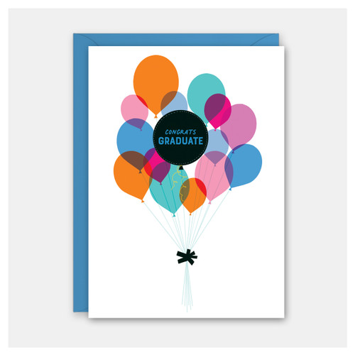 Balloons Graduation Card