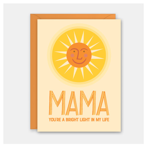 Mama Sun Mother's Day Card