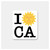 I Sun California Sticker