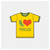 I Heart Pickles TShirt Sticker