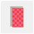 Pink & Red Checkerboard - Set of 4 Mini Cards