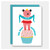 Ballerina Bear Birthday Card