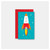 Rocket Ship - Set of 4 Mini Cards