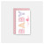 Pink String Baby - Set of 4 Mini Cards
