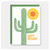 Saguaro Cactus Birthday Card