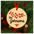 Wood Personalized Holiday Ornament