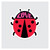 Ladybug Love Sticker