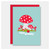 Polka Dot Mushrooms Birthday Card