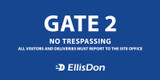 Gate 2 Banner 4'x8' ED005. **Prices As Low As $95.00 ea.**