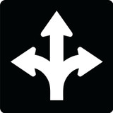 RWT385 RB-46 60x60 cm Reflective Aluminum Sign