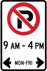 RWT393 RB-52 30x45 cm Reflective Aluminum Sign