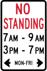 RWT403 RB-54A 30x45 cm Reflective Aluminum Sign