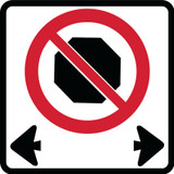 RWT405 RB-55 30x30 cm Reflective Aluminum Sign