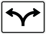 RWT417 RB-61tLR 45x60 cm Reflective Aluminum Sign