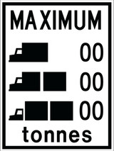 RWT424 RB-63A 90x120 cm Reflective Aluminum Sign
