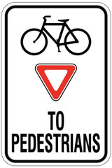 RWT437 RB-73 30x45 cm Reflective Aluminum Sign