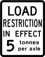 RWT438 RB-76 60x75 cm Reflective Aluminum Sign