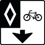 RWT452 RB-84 60x60 cm Reflective Aluminum Sign