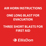 AirHorn 8"x8" ED113